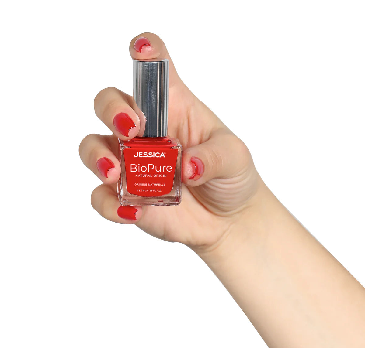 Jessica BioPure Esmalte Vegano Rojo Quemado 14 ml - Red Rock