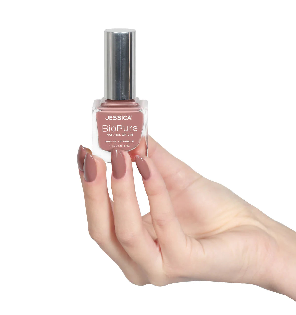 Jessica BioPure Esmalte Vegano Rosa Canela 14 ml - Compost Happens