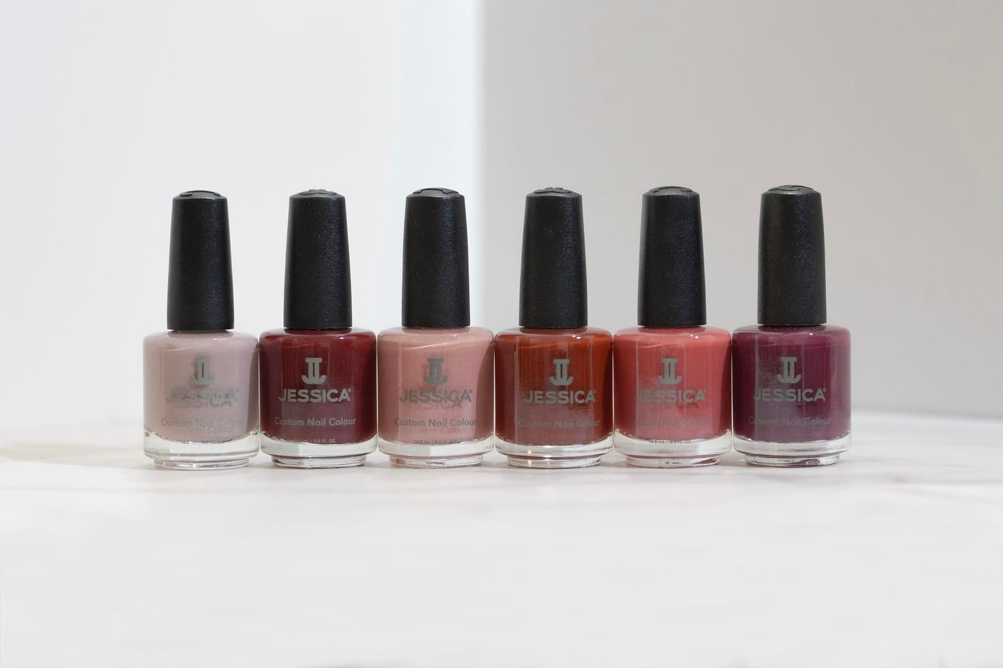 Coleccion Esmaltes Jesicca Going places (CNC 1281,1282,1283,1284,1285,1286)