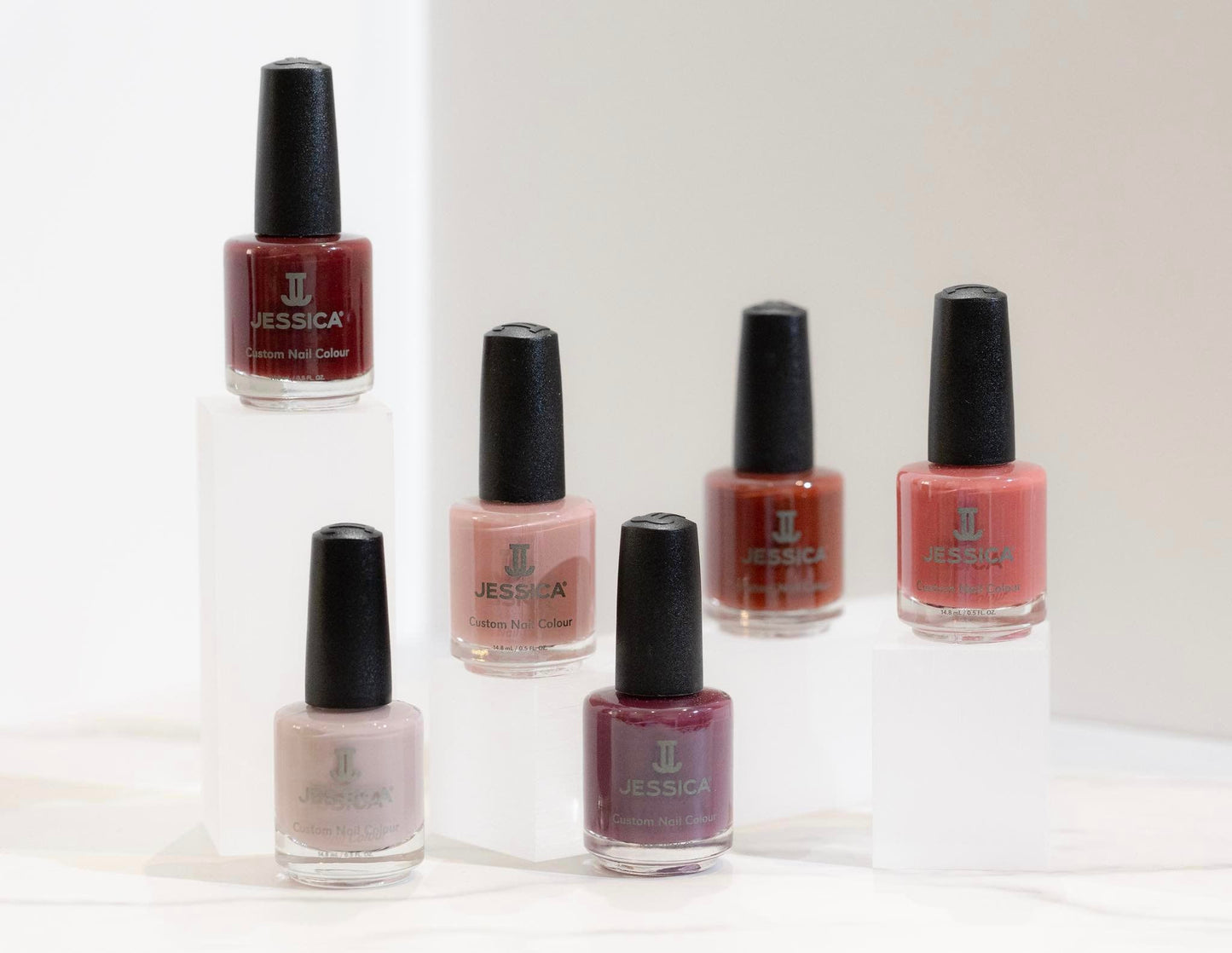 Coleccion Esmaltes Jesicca Going places (CNC 1281,1282,1283,1284,1285,1286)